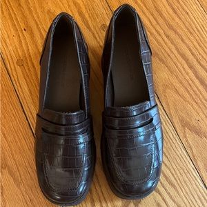 brown princess polly loafers